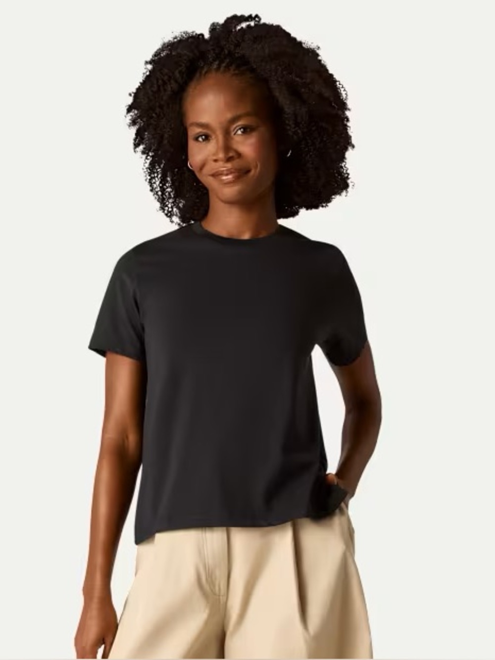 BOMBAS Women's Pima Cotton Crew Neck T-Shirt